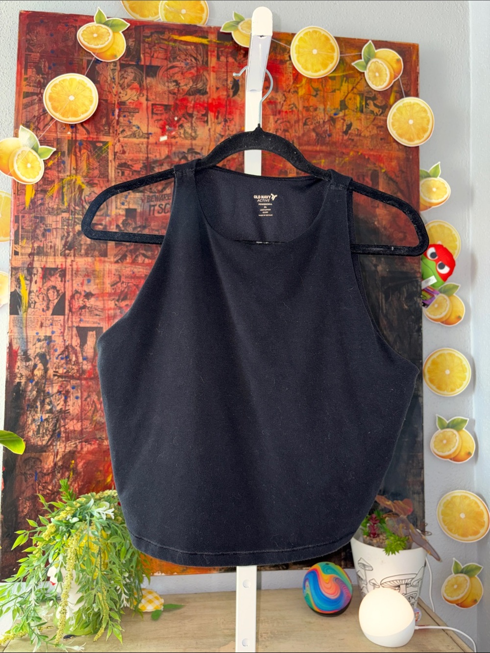 Old Navy Black Women's Sleeveless Tank Top XL